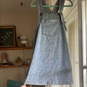 Floral old navy Denim Overall Dress 4t